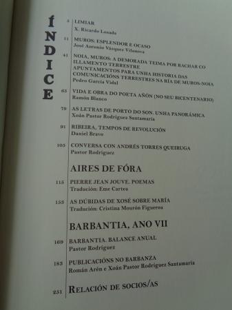 BARBANTIA. Anuario de Estudos do Barbanza. N 8 (2012)