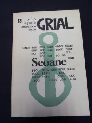 GRIAL. Revista Galega de Cultura. Nmero 65. Xullo, agosto, setembro 1979. MONOGRFICO DEDICADO A LUIS SEOANE - Ver los detalles del producto